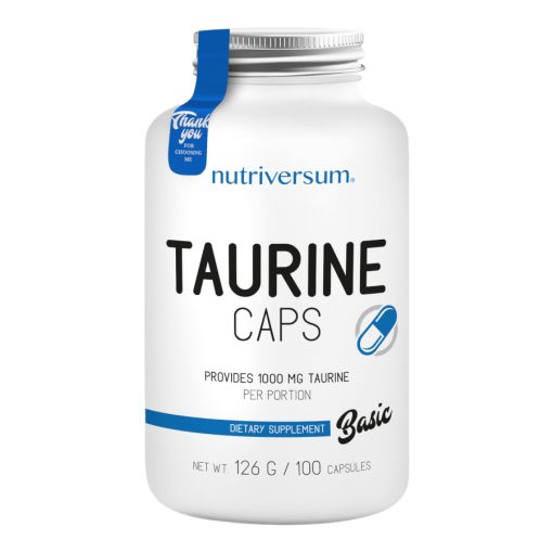 Taurine - 100 kapszula - BASIC - Nutriversum