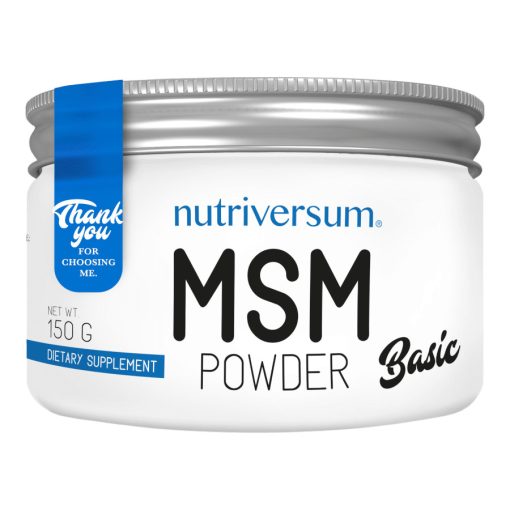 MSM Powder - 150 g - BASIC - Nutriversum - ízesítetlen