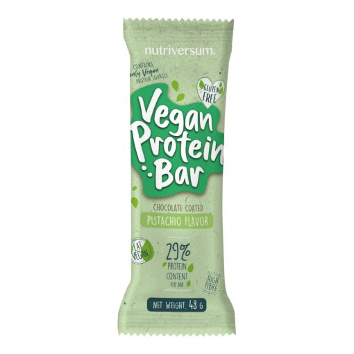 Vegan Protein Bar - 48 g - DESSERT - Nutriversum - pisztácia