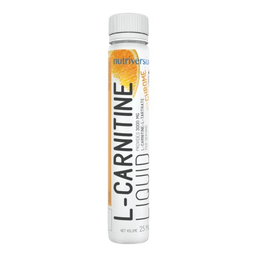 L-Carnitine 3 000 mg - 25 ml - FLOW - Nutriversum - narancs