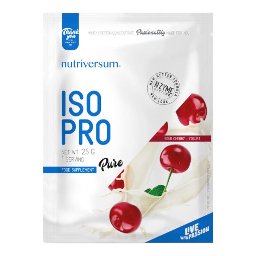 ISO PRO - 25 g - PURE - Nutriversum - meggy-joghurt