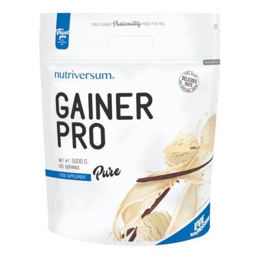 Gainer Pro - 5 000 g - PURE - Nutriversum - vanília