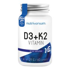 D3+K2 - 60 kapszula - VITA - Nutriversum