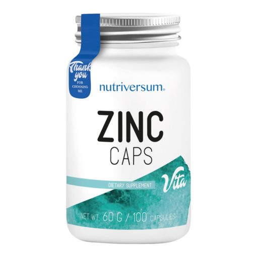 Zinc - 100 kapszula - VITA - Nutriversum