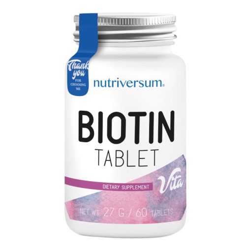 Biotin - 60 tabletta - VITA - Nutriversum