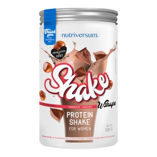 Shake - 500 g - WSHAPE - Nutriversum - mogyorós-csokoládé