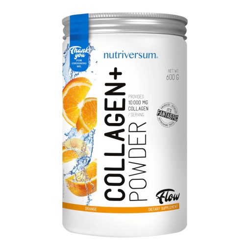 Collagen+ - 600 g - FLOW - Nutriversum - narancs