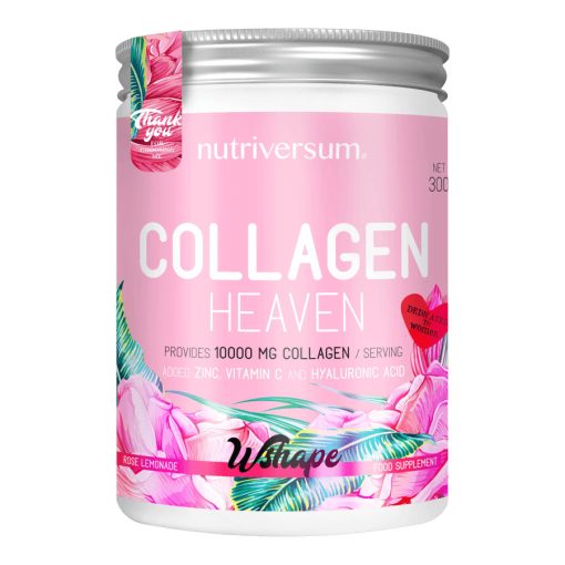 Collagen Heaven - 300 g - WSHAPE - Nutriversum - rózsa-limonádé