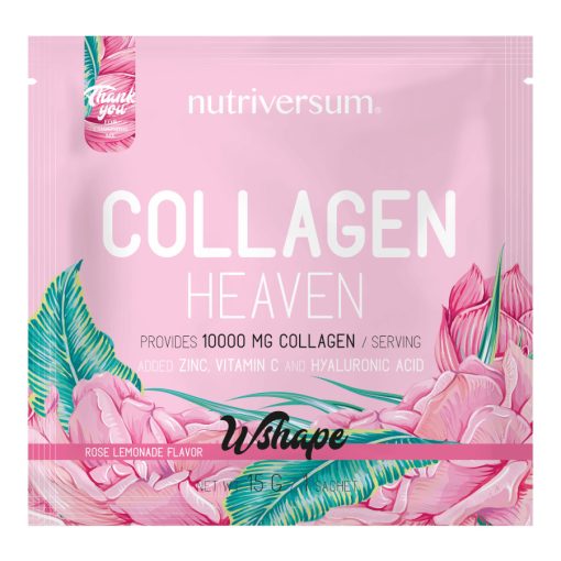 Collagen Heaven - 15 g - WSHAPE - Nutriversum - rózsa-limonádé